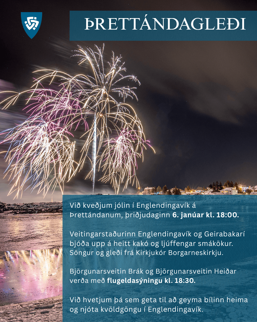 Þrettándagleði í Borgarnesi