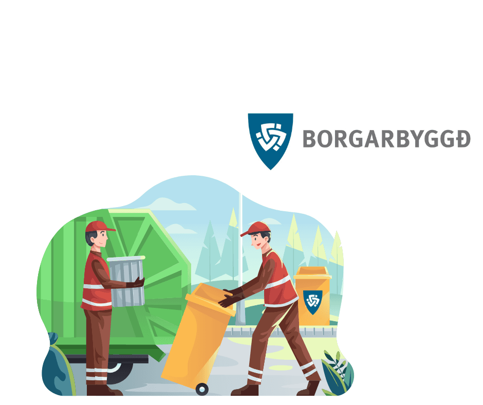 Klippikort vegna gámastöðvar